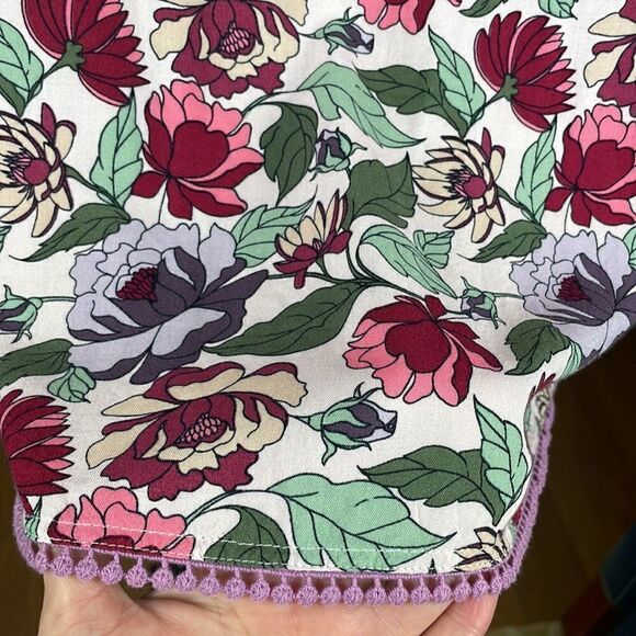 Matilda Jane Once Upon a Time Dusk Dawn Floral Top Style Number 22610T size M - Picture 4 of 9